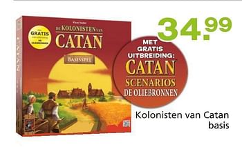 Promoties Kolonisten van catan basis - 999games - Geldig van 10/10/2014 tot 07/12/2014 bij Unikamp