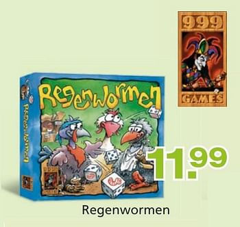 Promoties Regenwromen - 999games - Geldig van 10/10/2014 tot 07/12/2014 bij Unikamp