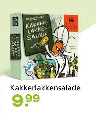 Promoties Kakkerlakkensalade - 999games - Geldig van 10/10/2014 tot 07/12/2014 bij Unikamp