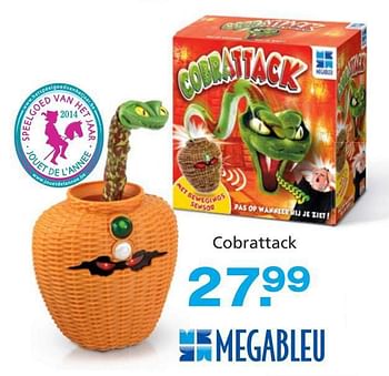 Promotions Cobrattack - Megableu - Valide de 10/10/2014 à 07/12/2014 chez Unikamp