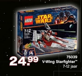 Promoties V-wing starfighter - Lego - Geldig van 10/10/2014 tot 07/12/2014 bij Unikamp