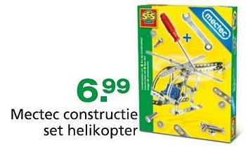 Promoties Mectec constructie set helikopter - SES - Geldig van 10/10/2014 tot 07/12/2014 bij Unikamp