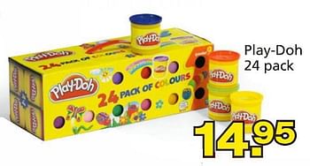 Promoties Play-doh 24 pack - Play'n Kids - Geldig van 10/10/2014 tot 07/12/2014 bij Unikamp