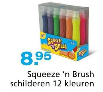 Promotions Squeeze n brush schilderen 12 kleuren - Galt - Valide de 10/10/2014 à 07/12/2014 chez Unikamp