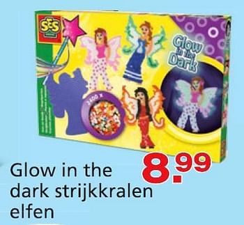 Promotions Glow in the dark strijkkralen elfen - SES - Valide de 10/10/2014 à 07/12/2014 chez Unikamp