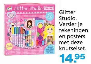 Promotions Glitter studio. versier je tekeningen en posters met deze knutselset - Galt - Valide de 10/10/2014 à 07/12/2014 chez Unikamp
