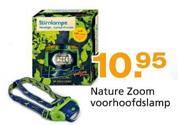 Promoties Nature zoom voorhoofdslamp - Spiegelburg International - Geldig van 10/10/2014 tot 07/12/2014 bij Unikamp