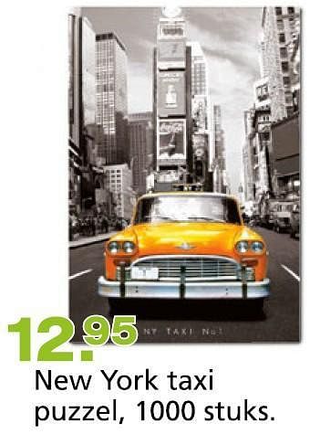 Promotions New york taxi puzzel - Produit maison - Unikamp - Valide de 10/10/2014 à 07/12/2014 chez Unikamp
