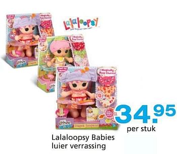 Promoties Lalaloopsy babies luier verrassing - Lalaloopsy - Geldig van 10/10/2014 tot 07/12/2014 bij Unikamp