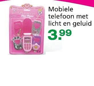 Promoties Mobiele telefoon met licht en geluid - Huismerk - Unikamp - Geldig van 10/10/2014 tot 07/12/2014 bij Unikamp