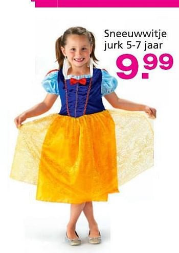 Promoties Sneeuwwitje jurk - Huismerk - Unikamp - Geldig van 10/10/2014 tot 07/12/2014 bij Unikamp
