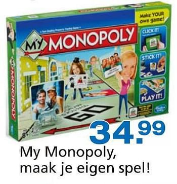 Promotions My monopoly - Hasbro - Valide de 10/10/2014 à 07/12/2014 chez Unikamp