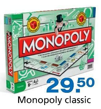 Promoties Monopoly classic - Hasbro - Geldig van 10/10/2014 tot 07/12/2014 bij Unikamp