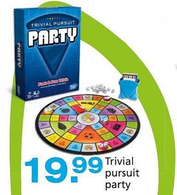 Promoties Trivial pursuit party - Hasbro - Geldig van 10/10/2014 tot 07/12/2014 bij Unikamp