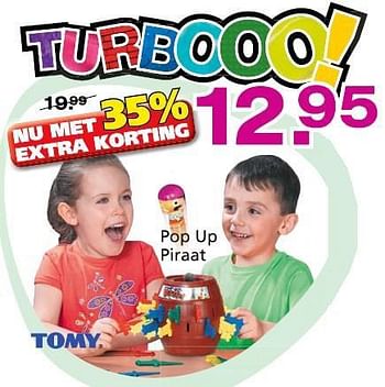 Promoties Pop up piraat - Tomy - Geldig van 10/10/2014 tot 07/12/2014 bij Unikamp
