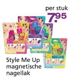 Promoties Style me up magnetische nagellak - Style me up - Geldig van 10/10/2014 tot 07/12/2014 bij Unikamp