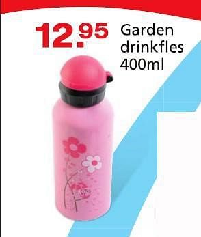 Promoties Garden drinkfles - bobble - Geldig van 10/10/2014 tot 07/12/2014 bij Unikamp