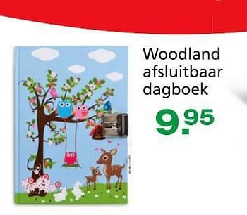 Promotions Woodland afsluitbaar dagboek - Woodland - Valide de 10/10/2014 à 07/12/2014 chez Unikamp
