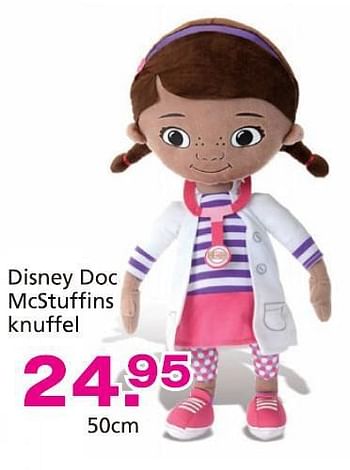 Promoties Disney doc mc stuffins knuffel - Doc Mc Stuffins - Geldig van 10/10/2014 tot 07/12/2014 bij Unikamp