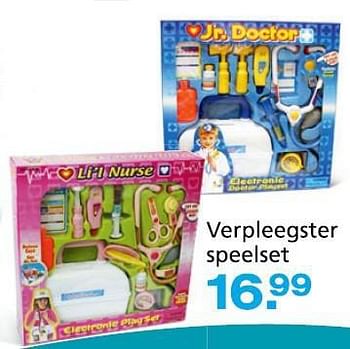 Promoties Verpleegster speelset - Lissi Dolls - Geldig van 10/10/2014 tot 07/12/2014 bij Unikamp