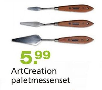 Promoties Artcreation paletmessenset - ArtCreation - Geldig van 10/10/2014 tot 07/12/2014 bij Unikamp