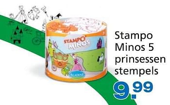 Promotions Stampo minos 5 prinsessen stempels - Aladine - Valide de 10/10/2014 à 07/12/2014 chez Unikamp