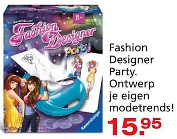 Promoties Fashion designer party ontwerp je eigen modetrends - Ravensburger - Geldig van 10/10/2014 tot 07/12/2014 bij Unikamp
