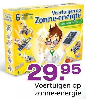 Promoties Voertuigen op zonne-energie - Huismerk - Unikamp - Geldig van 10/10/2014 tot 07/12/2014 bij Unikamp