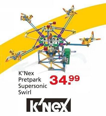 Promoties Pretpark supersonic swirl - K'Nex - Geldig van 10/10/2014 tot 07/12/2014 bij Unikamp