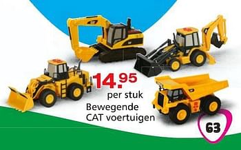 Promotions Bewegende cat voertuigen - CAT - Valide de 10/10/2014 à 07/12/2014 chez Unikamp