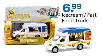 Promoties Icecream - fast food truck - Kids GLOBE - Geldig van 10/10/2014 tot 07/12/2014 bij Unikamp