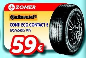 Promoties Continental conti eco contact 5 - Continental - Geldig van 15/10/2014 tot 09/11/2014 bij Auto 5