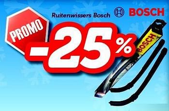 Promoties -25% ruitenwissers bosch - Bosch - Geldig van 15/10/2014 tot 09/11/2014 bij Auto 5