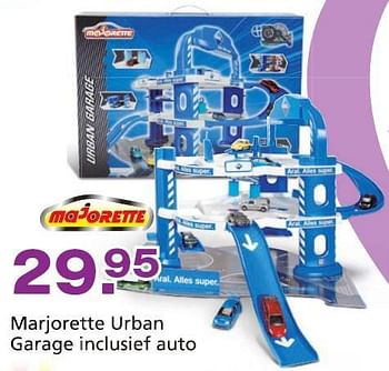 Promoties Marjorette urban garage inclusief auto - Majorette - Geldig van 10/10/2014 tot 07/12/2014 bij Unikamp