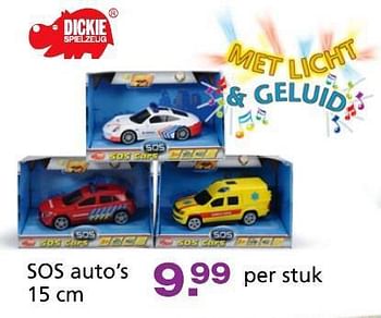 Promoties Sos auto`s - Dickie - Geldig van 10/10/2014 tot 07/12/2014 bij Unikamp
