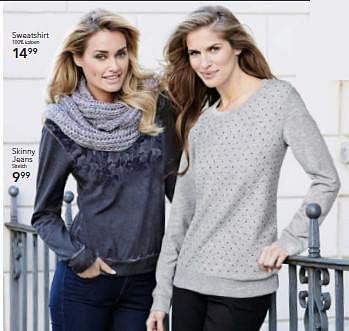Promoties Sweatshirt - Huismerk - Takko - Geldig van 15/10/2014 tot 26/10/2014 bij Takko Fashion