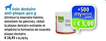 Promotions Soin dentaire anti-plaque - Produit maison - Aveve - Valide de 22/10/2014 à 01/11/2014 chez Aveve