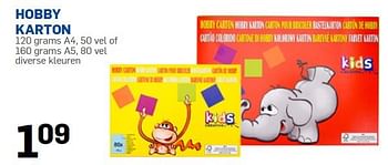 Promoties Hobby karton - Kids Creative - Geldig van 20/10/2014 tot 06/12/2014 bij Action