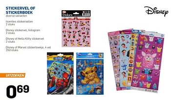Promoties Stickervel of stickerboek - Disney - Geldig van 20/10/2014 tot 06/12/2014 bij Action