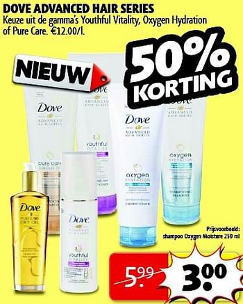 Promotions Shampoo oxygen moisture - Dove - Valide de 29/07/2014 à 10/08/2014 chez Kruidvat