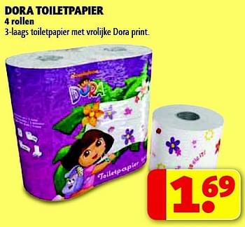 Promoties Dora toiletpapier - Dora - Geldig van 29/07/2014 tot 10/08/2014 bij Kruidvat