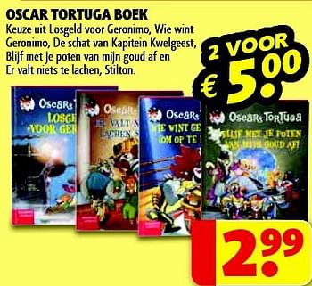 Promotions Oscar tortuga boek - Produit maison - Kruidvat - Valide de 29/07/2014 à 10/08/2014 chez Kruidvat