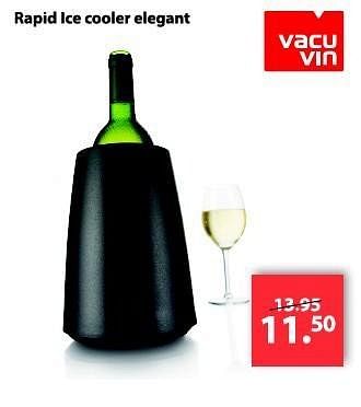 Promoties Rapid ice cooler elegant - Vacuvin - Geldig van 03/11/2014 tot 30/11/2014 bij Freetime