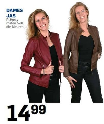 Promoties Dames jas - Huismerk - Action - Geldig van 24/10/2014 tot 16/11/2014 bij Action