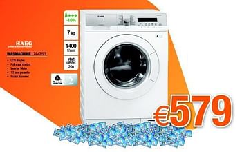 Promoties Aeg wasmachine l76475fl - AEG - Geldig van 01/11/2014 tot 30/11/2014 bij Expert