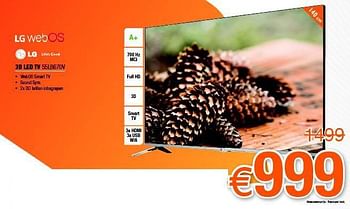 Promoties Lg 3d led tv 55lb670v - LG - Geldig van 01/11/2014 tot 30/11/2014 bij Expert