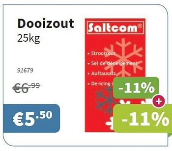 Promoties Dooizout - Saltcom - Geldig van 06/11/2014 tot 19/11/2014 bij Cevo Market