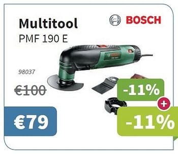 Promoties Bosch multitool pmf 190 e - Bosch - Geldig van 06/11/2014 tot 19/11/2014 bij Cevo Market