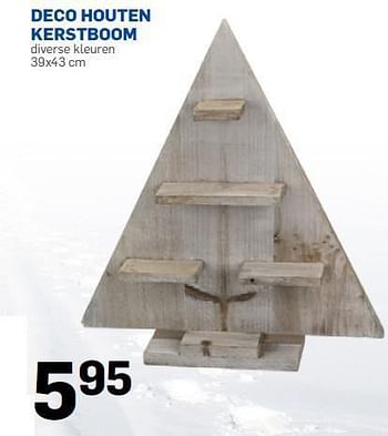 Promoties Deco houten kerstboom - Huismerk - Action - Geldig van 10/11/2014 tot 28/12/2014 bij Action