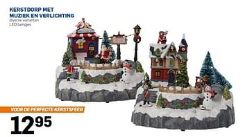 Promoties Kerstdorp met muziek en verlichting - Huismerk - Action - Geldig van 10/11/2014 tot 28/12/2014 bij Action
